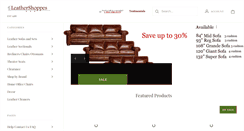 Desktop Screenshot of leathershoppes.com